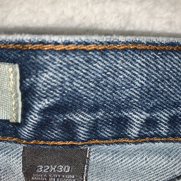 Urban Pipeline Jeans Mens 32x30 Battered Damaged Broken In Denim Jeans *READ* No - Picture 4 of 7